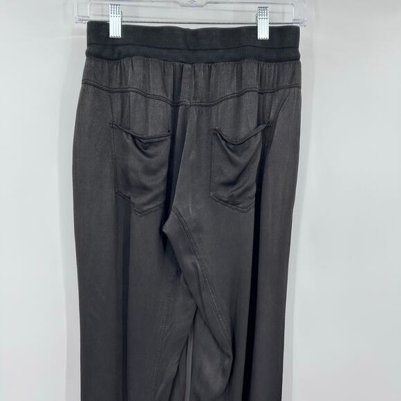 Marrakech Anthropologie Liam Silky High Rise Jogger Pants Charcoal Gray Women XS - Picture 10 of 11